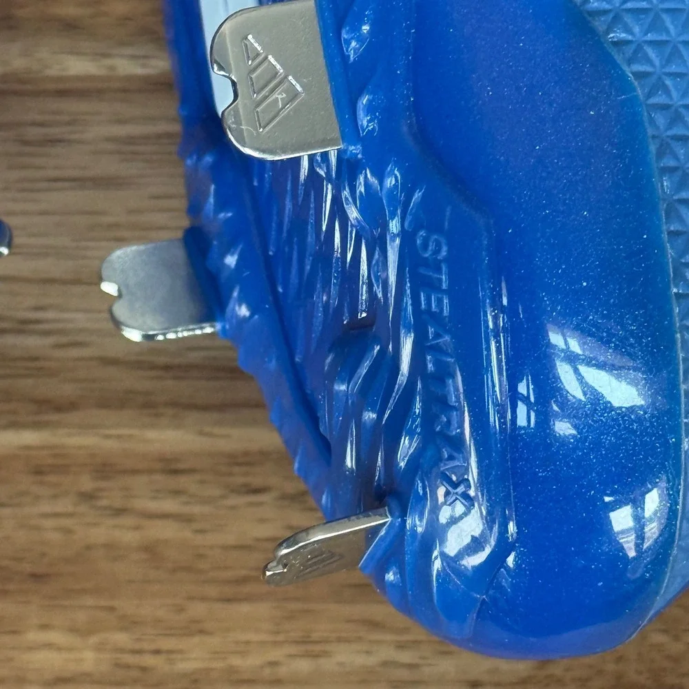 Adidas Afterburner 4 Metal Baseball Cleats Royal Blue White CG5177 Mens 12.5